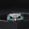 Demon Eye Owl Ring Adjustable