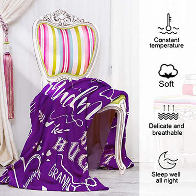 Purple Blanket3 - B190 - Premium Blanket