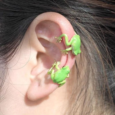 Tree Frog Ring & Earrings