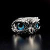 Demon Eye Owl Ring Adjustable