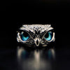 Demon Eye Owl Ring Adjustable