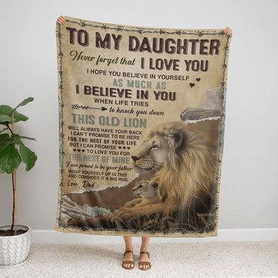 I Believe In You - A933 - Lion Premium Blanket