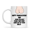 Happy Thanksgiving Dad Mug