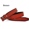 Fashion Punk Genuine Leather Belt With Knife