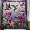 Hummingbirds Blanket - D202 - Premium Blanket