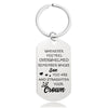 To My Son - Whenever You Feel Overwhelmed - Inspirational Keychain - A916