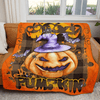 Pumpkin Boo Boo Halloween Blanket