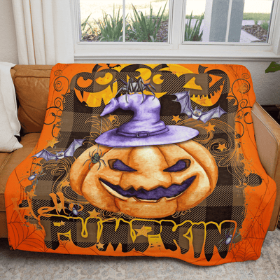 Pumpkin Boo Boo Halloween Blanket