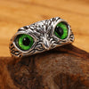 Demon Eye Owl Ring Adjustable