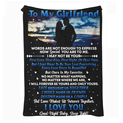 To My Girlfriend - From Boyfriend - F229 - Premium Blanket