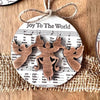 Music Sheet Nativity Ornament