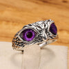 Demon Eye Owl Ring Adjustable