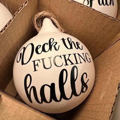 Christmas Funny Offensive Bauble - Rude Baubles