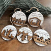 Music Sheet Nativity Ornament