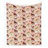 Santa Claus and Elk Sled - A515 - Christmas Premium Blanket