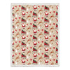 Santa Claus and Elk Sled - A515 - Christmas Premium Blanket