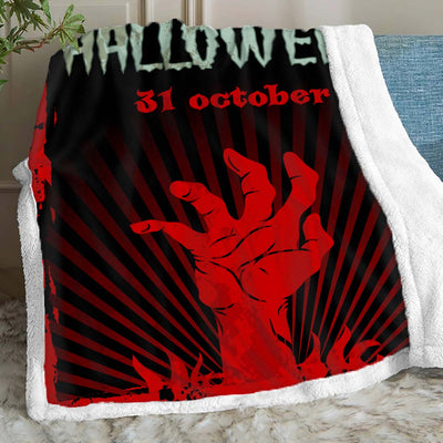 Bloody Hands - A520 - Halloween Premium Blanket