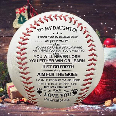 To My Daughter - You Will Never Lose - Baseball