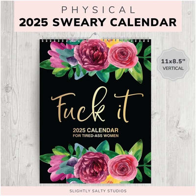 2025 Calendar For Tired-Ass Women