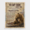 To My Son - From Mom - A932 - Premium Blanket