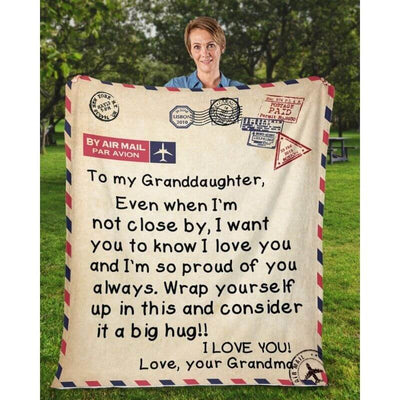 To My Granddaughter - From Grandma - A325 - Premium Blanket