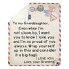 To My Granddaughter - From Grandma - A325 - Premium Blanket