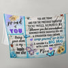 From Mom to My Daughter - I want You to Know I Love You Fleece Blanket