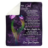 To My Dad - From Daughter - Butterfly A319 - Premium Blanket