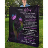 To My Mom - From Daughter - Butterfly A319 - Premium Blanket