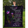 To My Dad - From Son - Butterfly A319 - Premium Blanket