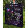 To My Mom - From Son - Butterfly A319 - Premium Blanket