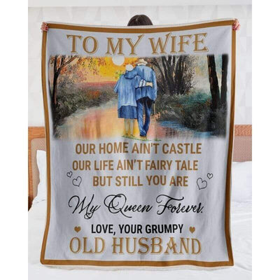 To My Wife - From Husband - Coupleblanket - A357 - Premium Blanket