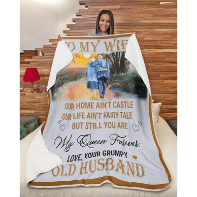 To My Wife - From Husband - Coupleblanket - A357 - Premium Blanket