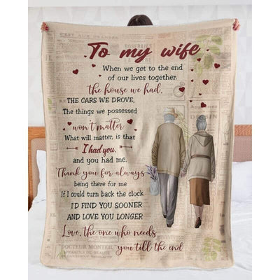 To My Wife - From Husband - A359 - Premium Blanket