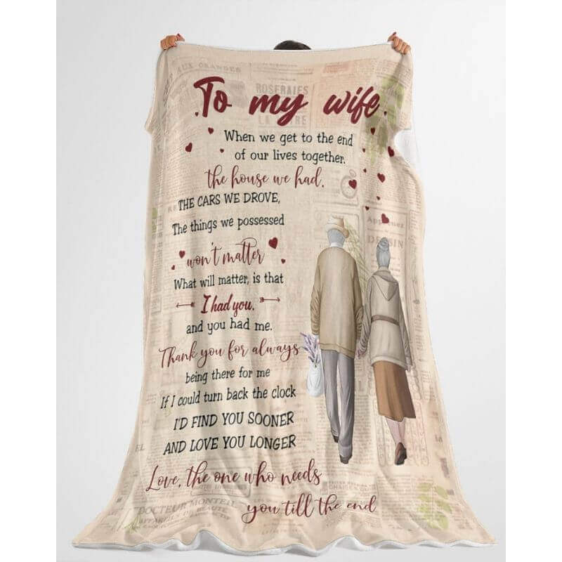 To My Wife - From Husband - A359 - Premium Blanket