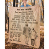 To My Wife - From Husband - Coupleblanket - F024 - Premium Blanket