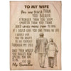 To My Wife - From Husband - Coupleblanket - F024 - Premium Blanket