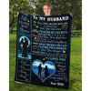 To My Husband - From Wife - A356 - Premium Blanket