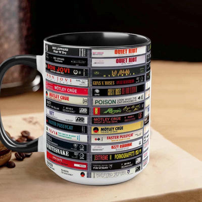 Metal Heavy Metal Kings Classic Tapes Accent Coffee Mugs