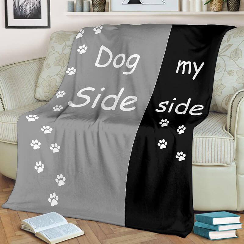 Dog Side My Side A303 - Premium Blanket