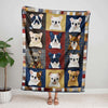 French Bulldog Blanket - F594 - Premium Blanket