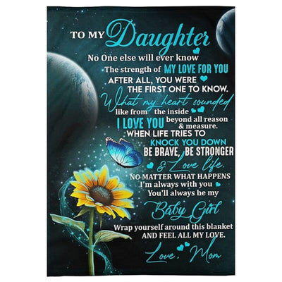 To My Daughter - From  Mom - A375 - Premium Blanket