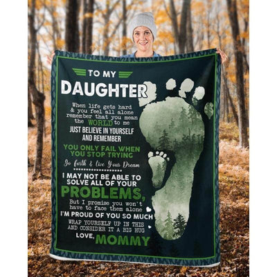 To My Daughter - From Mom - A324 - Premium Blanket