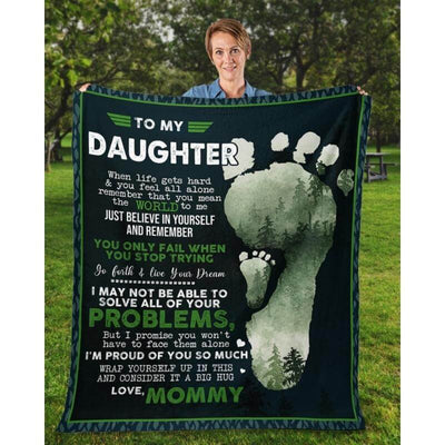 To My Daughter - From Mom - A324 - Premium Blanket