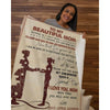 To My Mom - From Daughter  - A367 - Premium Blanket