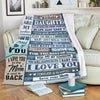 To My Daughter - From Mom - My Love For You Is Forever G006 - Premium Blanket