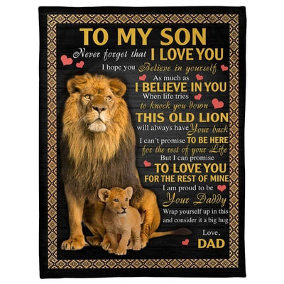 To My Son - From Dad - A387 - Premium Blanket