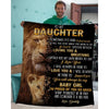 To My Daughter- From Dad - A322 - Premium Blanket