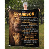 To My Grandson - From Grandpa - A322 - Premium Blanket