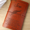 Mom To Son - Enjoy The Ride - Vintage Journal Notebook